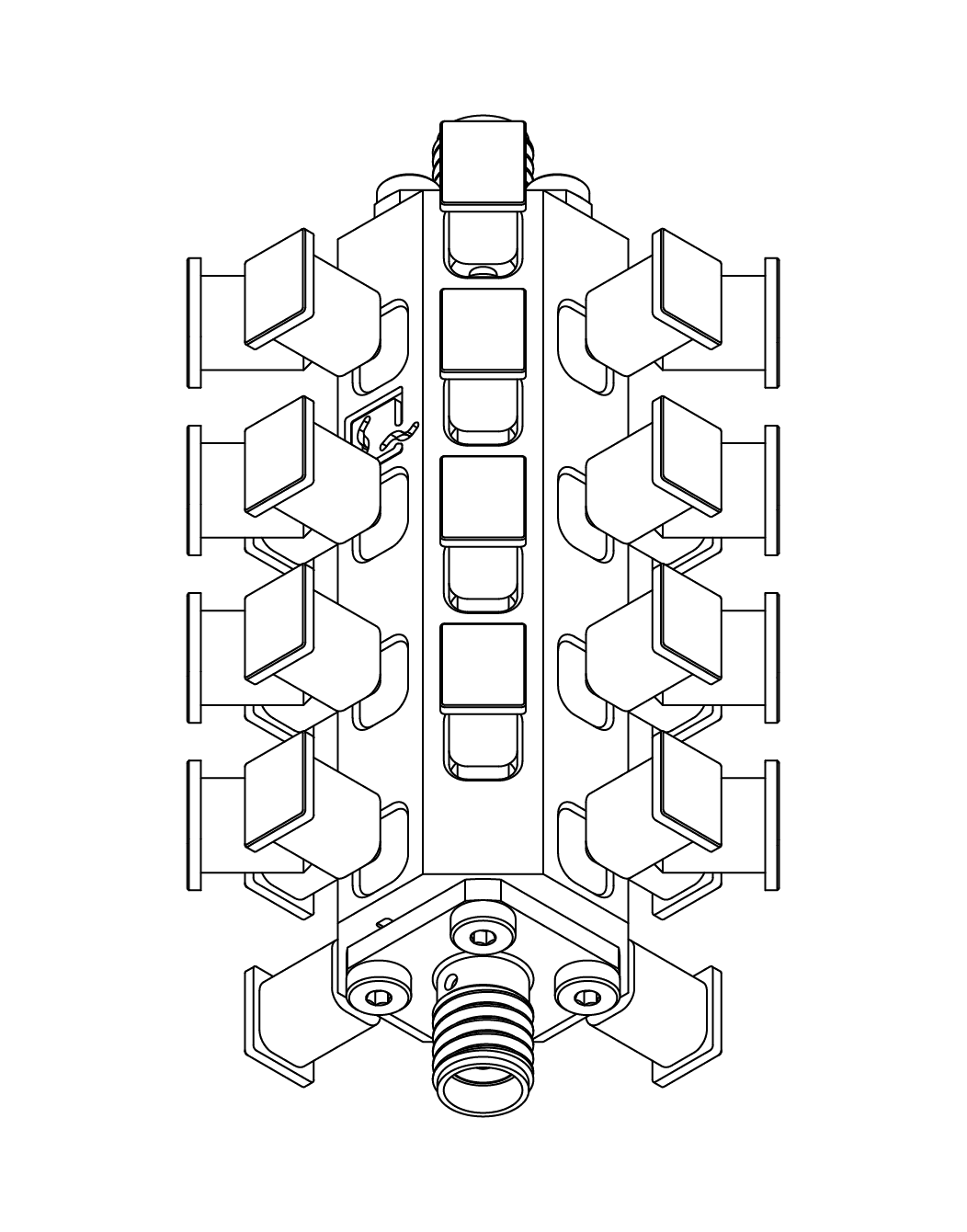 HERD-2 technical schematic showing the internal structure of the infrared-blocking filter